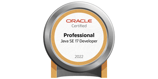 OCP Java 17 Badge