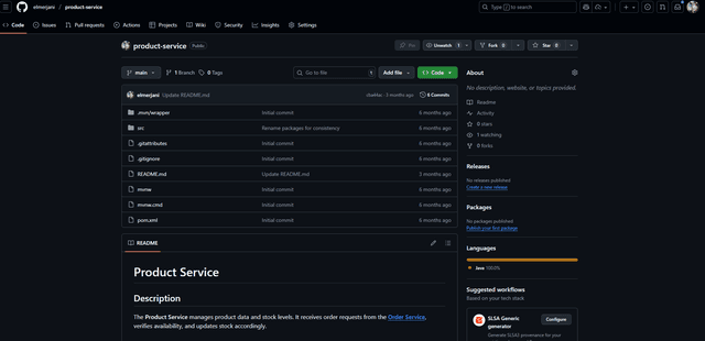 Product Service & Stock Management preview